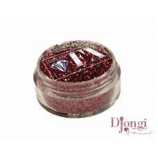 Kristály piros glitter – Diamond FX cosmetic glitter Cristal Red GL16 5 gr